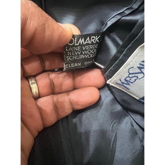 Yves Saint Laurent Men’s Pinstripe Wool Suit 41R 30x30 Made in France Dillard - Picture 8 of 15